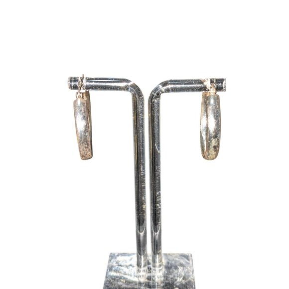 Sterling Silver 925 Hoop Earrings - Picture 1 of 6